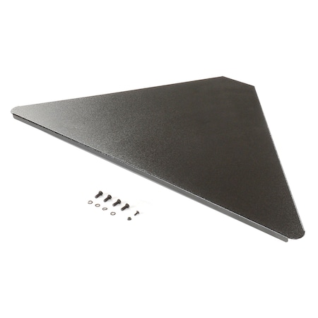 Global Industrial Steel Worksurface, 41-1/4inW x 19-1/4inD, Black 752149BK